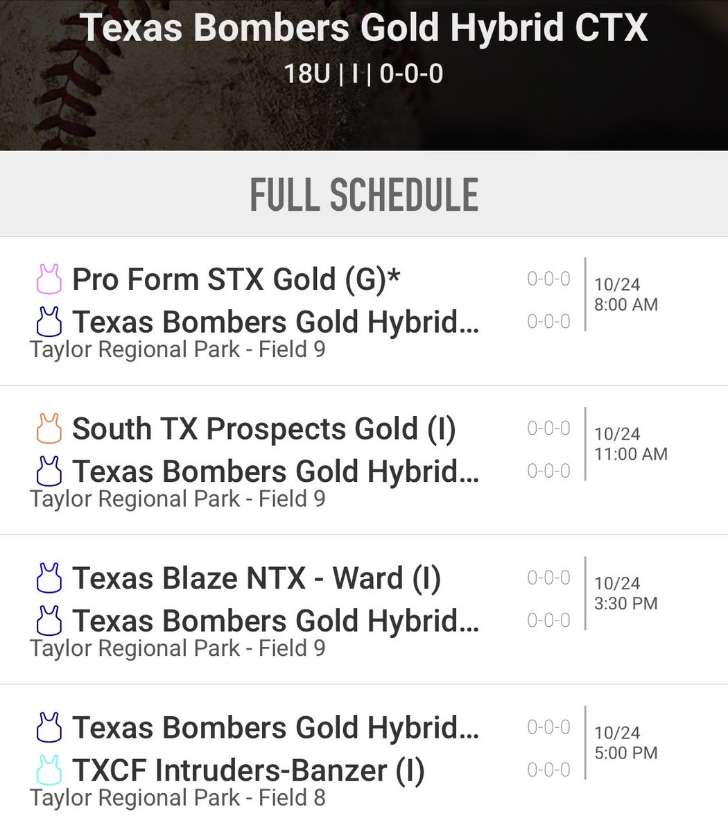 Hitting the dirt bright and early tomorrow &amp; thankful to get lots of opportunities to play &amp; improve! AGL 0️⃣0️⃣3️⃣8️⃣4️⃣1️⃣ or come see us in Taylor, TX!
