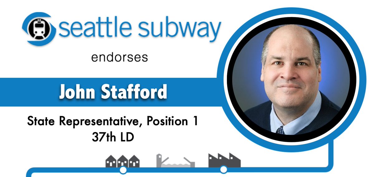 SeattleSubway's tweet photo. State Representative, 37th LD, John Stafford, 
@staffordone
 
"We also liked what he had to say about investing in transit *more* when things get tough – an appropriate Keynesian response to rough economic times. " https://t.co/o8JVUFtIa2