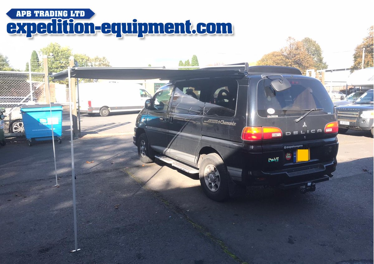 APBtrading's tweet photo. Check out this Mitsubishi Delica rocking the Eezi Awn Awning which we fitted for the customer a couple of days ago.

As you will agree what a great addition to the Delica 💪

https://t.co/3mfzq3er4n

#EeziAwn #Bushtech #Nationalluna #overland https://t.co/hJyzQDgN8o
