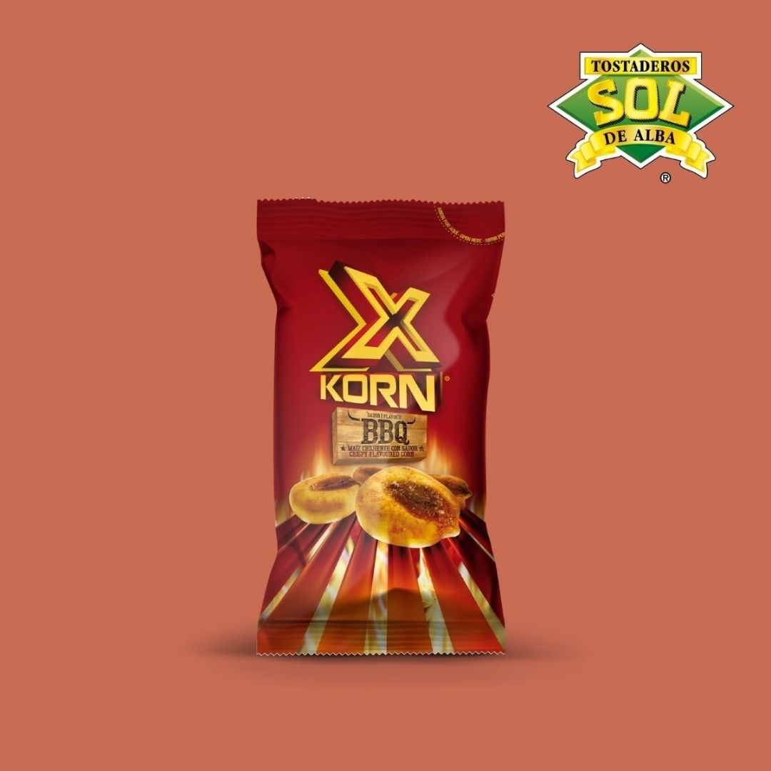 Nuestro maíz extracrujiente X-Korn sabor BBQ 😋 es otra de las variedades que podéis encontrar, ¡el mejor acompañante para este fin de semana! 😉 #saborBBQ