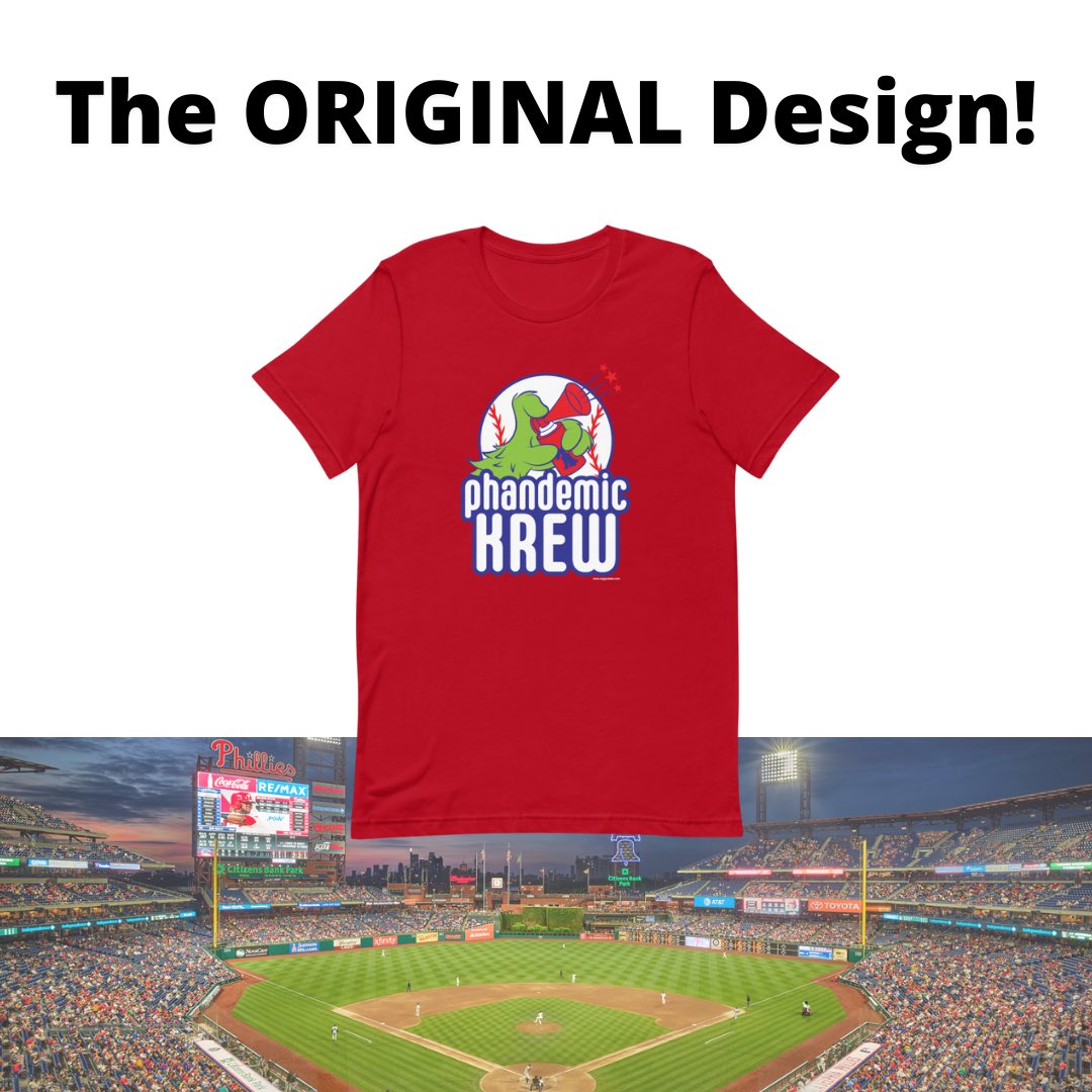 ZiggysTees's tweet photo. You don’t want to miss out on the ORIGINAL Phandemic Krew Tee! Get yours today only available for a limited time!

#phillies #philadelphia #citizensbankpark #philly #philadelphiaathletics #originalmerchandise #phandemickrew https://t.co/Hs3iDeuaMI