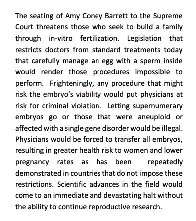 But recently, some fertility doctors from a leading fertility journal said the following: