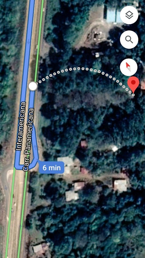 Juan_A_Llorente's tweet image. Buenas tardes, vecinos. Cuando leí el tuit y acerqué la foto, vi que el retorno más cercano hacia #LaChorrera (desde El Espino) es 'Real Block'... y buscando en @googlemaps, me sale que ese retorno queda en #Capira, a más de 4,3 KM de la entraba de El Espino. ¡Eso no es justo! 😒