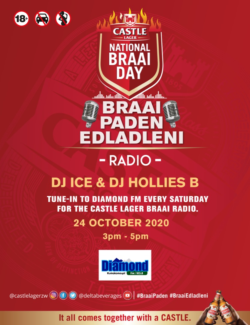 kritic_igwee's tweet photo. Another Braaiday lituation this Saturday🔥 #BraaiPaden #BraaiEdladleni sponsored by @CastleLagerZW live on @diamond1038FM hosted by #TeamNoise👉 @kritic_igwee &amp; @speedotaylor 🔥 https://t.co/XEBzTmE0zY