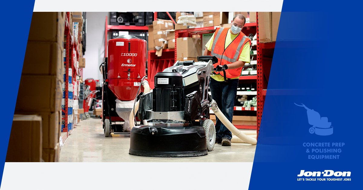 Jondonllc's tweet photo. We have a full selection of top-quality epoxy coatings, densifiers, & dyes from the most trusted manufacturers & a full selection of grinders, dust extractors, shot blasters, & other resurfacing equipment.
#JonDon understands the world of #concrete ↓
https://t.co/KDs4pp2Z7g https://t.co/m7W5M5lUoo