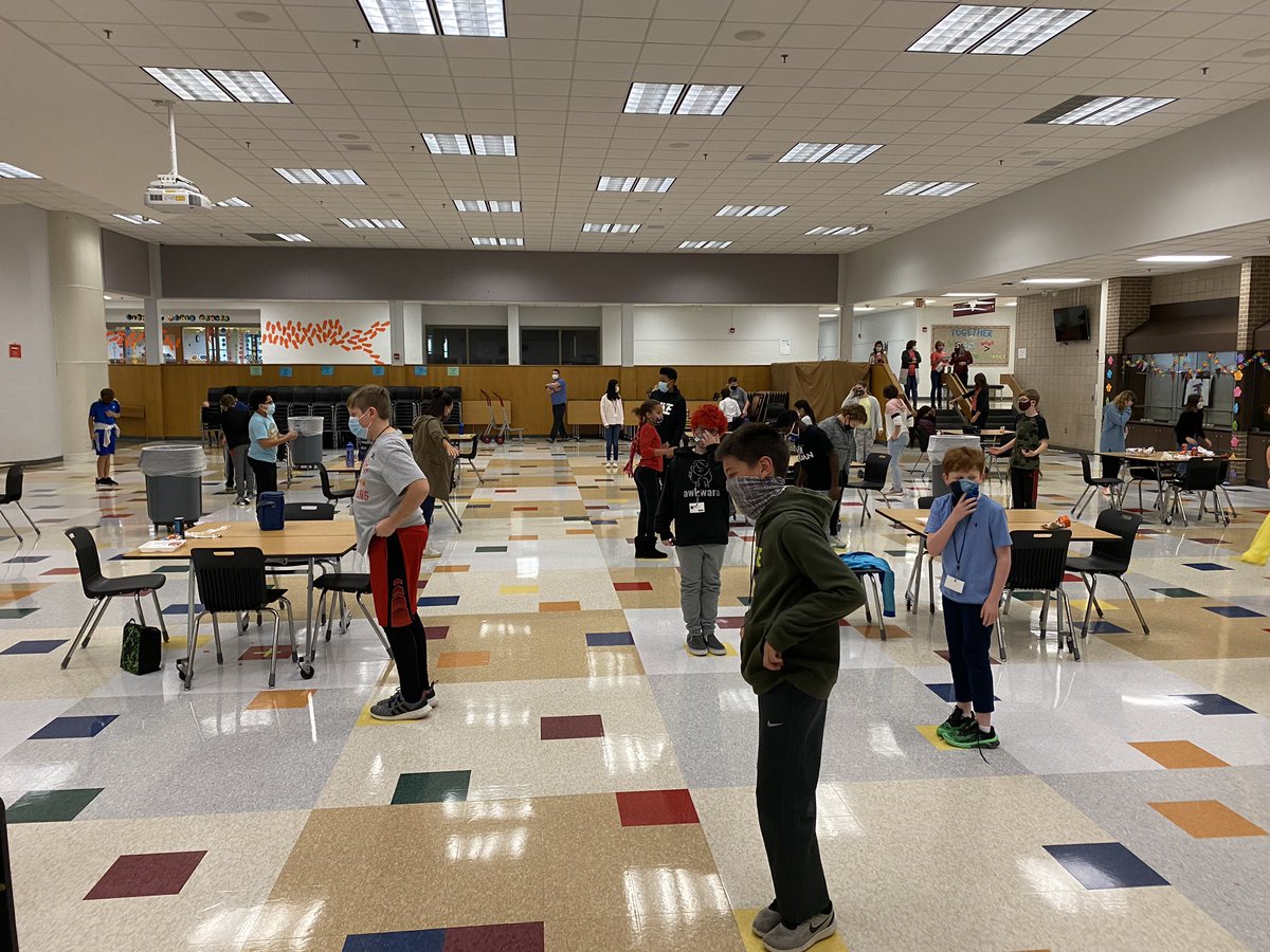 Lunch AND fitness.  A quick game of Floor Is Lava to end our Friday!