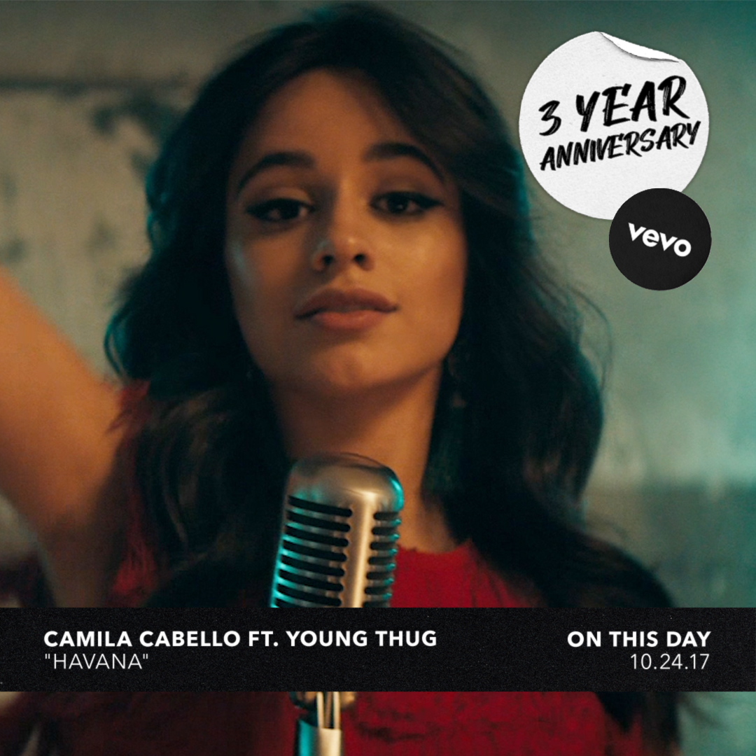 3 years later we still have "Havana" stuck in our head 💭
Thanks for all the "ooo na nas" @Camila_Cabello, @youngthug and @lelepons 🔊
⠀⠀⠀⠀⠀⠀⠀⠀⠀
▶️ https://t.co/yPwgZ2xtHL https://t.co/MS12Lv4wLQ