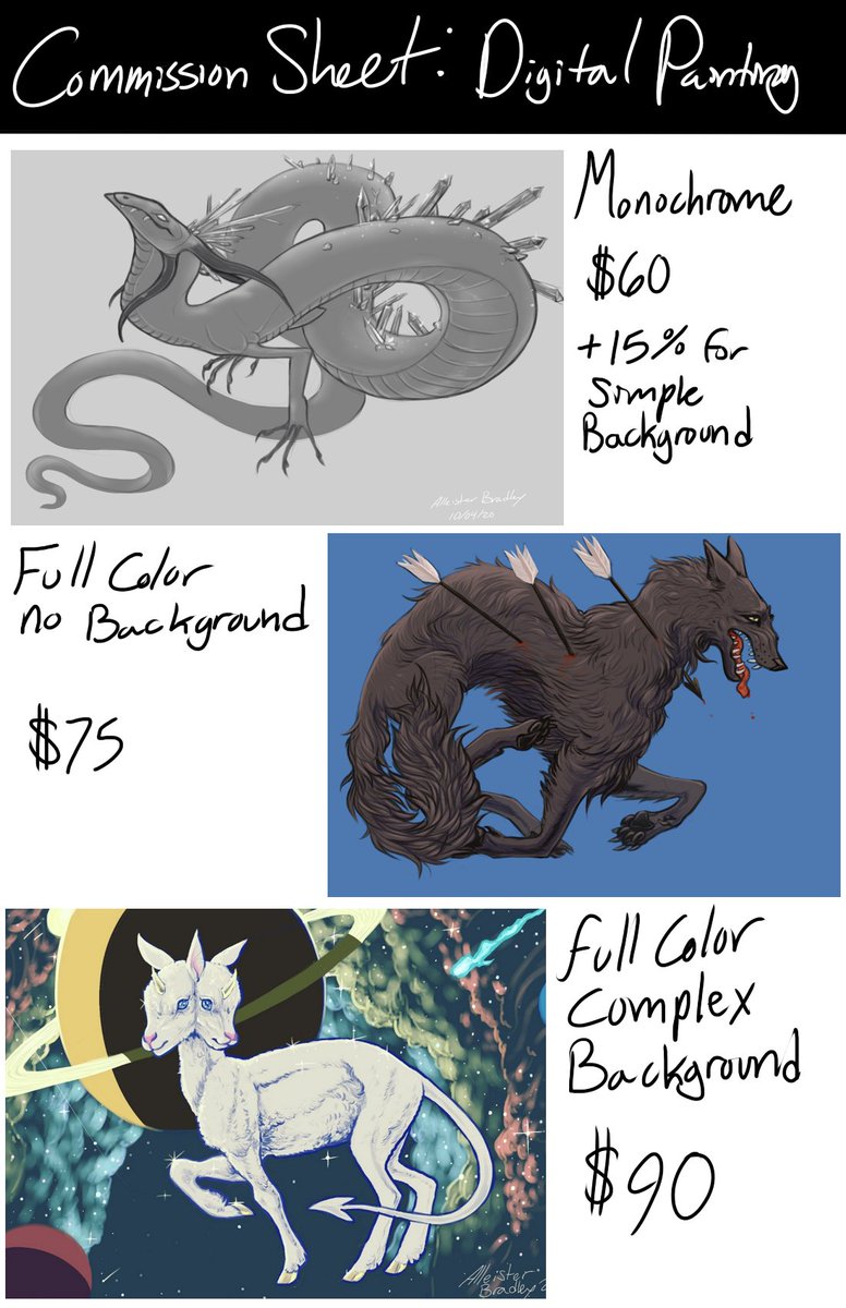 bigalsbigart's tweet photo. Here's my latest #CommissionSheet with current terms of service included! Dm me or email me at bigalsbigart@gmail.com! I accept PayPal venmo and cashapp https://t.co/JMhtlc1Oqm