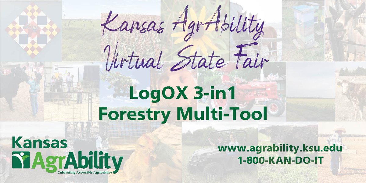 KSAgrAbility's tweet photo. Bonus Video From the AgrAbility Virtual State Fair
The LogOX 3-in-1 is a handy tool to have around if you cut down trees and/or split wood.
https://t.co/uL8WXBTwt2
#NIFAimpacts #AgrAbilty #AssitiveTechnology #AgrAbiltyVSF #KSAgrAbility https://t.co/6IzAK2tI0X