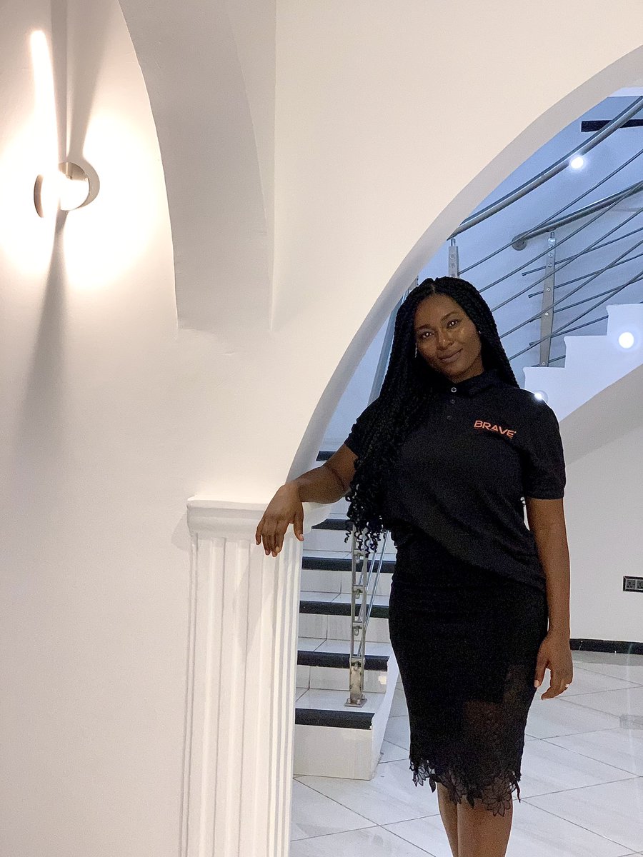 I mean she Brave brave like proper brave 💪🏿😊🖤🖤🖤 @TracySarkcess <a href="/braveconnectgh/">Project BRAVE</a>