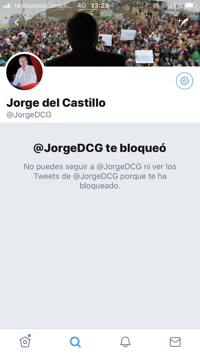 freddyjcastro's tweet photo. @JorgeDCG cuando no soportan la opinión de la gente https://t.co/nNqsYU7RI4