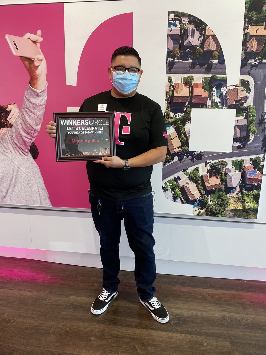 Congratulations Mobile Expert Mario Aguilar from store 4174 in Houston for winning Q3 Winners Circle Award! <a href="/JonFreier/">Jon Freier</a> <a href="/TracyNolan_/">Tracy E. Nolan</a> <a href="/cjgreentx/">Chris Green</a> <a href="/JustinRayMoss1/">Justin Ray Moss</a> <a href="/supermariotx1/">Mario Salinas</a> <a href="/ELSUPAMARIO/">Mario</a>