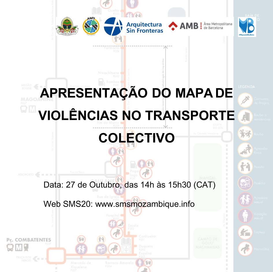 sarammrowe's tweet photo. No os perdais el #webinar sobre #Movilidad y #Genero en el que presentaremos el #Mapa de Violencias y Seguridades del #GrandeMaputo con @ASFCatalunya @MapMeuBairro @Coopr_InterAMB @MariaPeix1 #CMM #AMT
Martes 27 OCT 14h (maputo) 13h (barcelona)
#SMS2020
https://t.co/FcEjZDtVyI https://t.co/3M9a8NY7HI