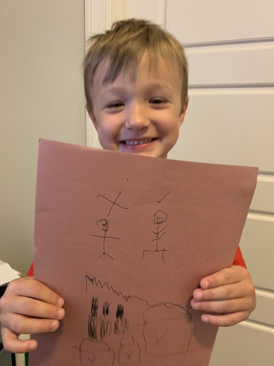 Proud dad moment - Our 5yr old this morning surprised us and asked me to mail in his ballot for him. You can guess the winner, but (as depicted) he felt they’re going to have a big impact on ‘the stocks’ and getting rid of the ‘dang coronavirus’. #GoVote
