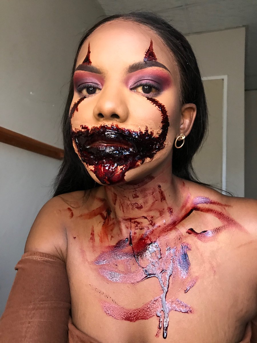 zwamua's tweet photo. IT Halloween Makeup
#halloweenmakeup #bloemmua #itmakeup #bloemtwitter #bloemfonteinmakeupartist https://t.co/SvJMzDquIO