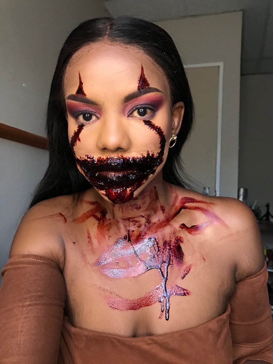 zwamua's tweet photo. IT Halloween Makeup
#halloweenmakeup #bloemmua #itmakeup #bloemtwitter #bloemfonteinmakeupartist https://t.co/SvJMzDquIO