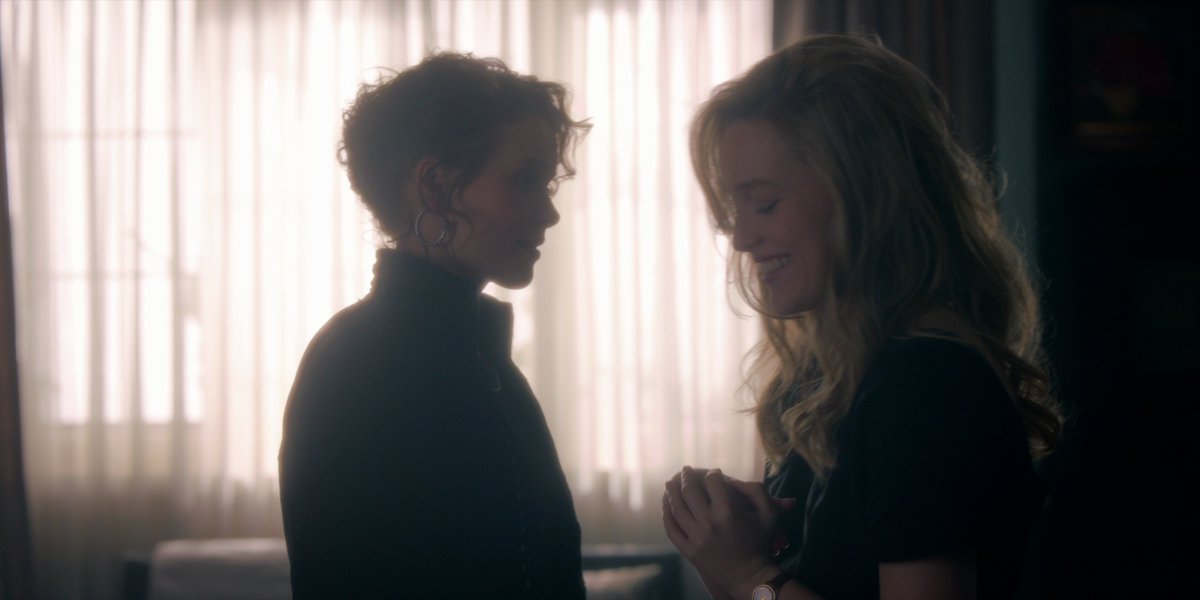 Although Bly Manor is painted as a ghost story, as the bride points out it's really a (queer) love story, one about two women processing their feelings all the way into the afterlife and beyond. That's not just triumphant, it's perfectly splendid.