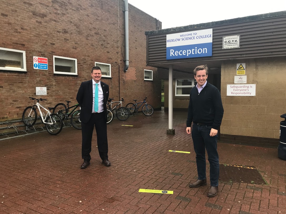 VotePursglove's tweet photo. Great to visit @Huxlow in light of the recent successful @EducationGovUK funding announcement for improvements, that I campaigned hard to get delivered. I really appreciated the tour, with a lot of useful feedback to share with Ministers. More: https://t.co/RAnwcgaJv6. https://t.co/WILvDW4jB6