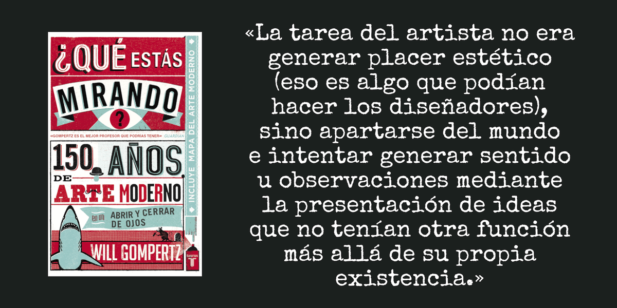 tauruseditorial's tweet photo. «Para salvar la brecha que separa a muchos visitantes de los objetos que contemplan, #WillGompertz ha escrito precisamente #QuéEstásMirando, un ameno recorrido por la creación moderna para que la comprenda todo el mundo.» Javier Ors, La Razón
Más info. 👉 https://t.co/vUiO0trte5 https://t.co/VvOe9G0cUh