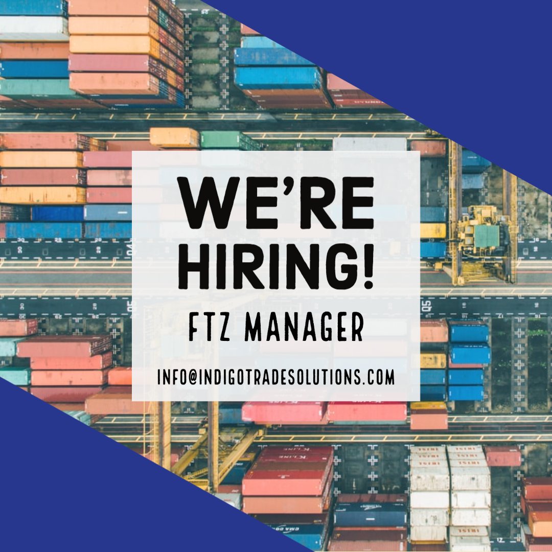 IndigoTradeSol's tweet photo. Want to work at Indigo? We #hiring for an #FTZ Manager!

See more Info &amp; apply here: https://t.co/omTAdY9761

#nashville #job #import #tradecompliance https://t.co/eFqr3QbjBJ