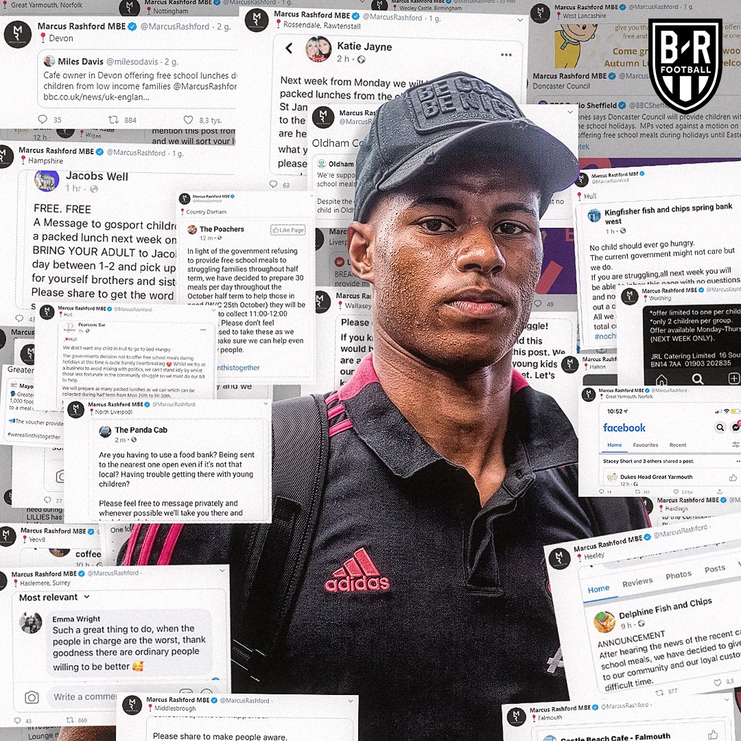 fractal_uk's tweet photo. Marcus Rashford's campaign to feed hungry kids during the school holidays in the UK was rejected by the government.

Today, he's turned his Twitter feed into a network of restaurants, cafes and communities who will feed those children for free instead. https://t.co/7lL4DrKn3W