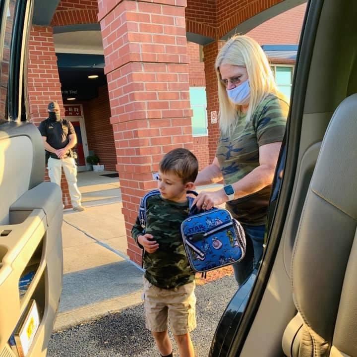 Shoutout to SRO Joe Alford, seen here helping with dismissal at North Butler Elementary School. We see you, SRO Alford!