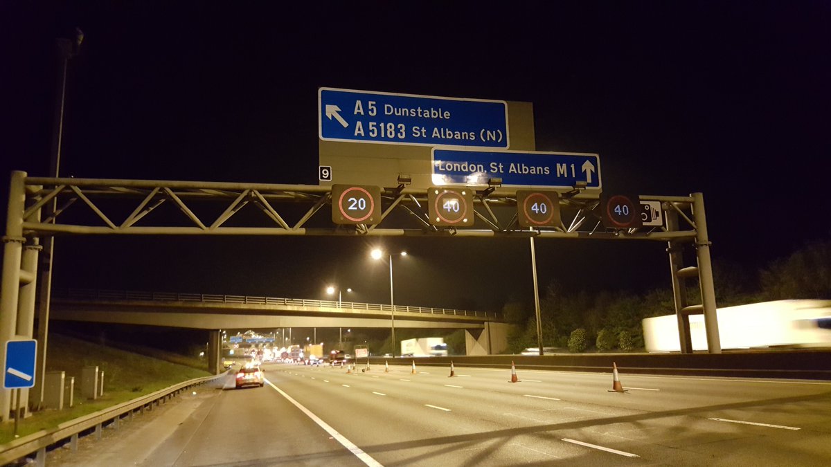 ...just on the M42 scheme. Lane closures are expensive, they put workers at risk, & cause disruption to the public and businesses using the road. Gantries are high, and so need access equipment, which means more lane closures. Here we closed 3 out of 4 lanes to access the gantry: