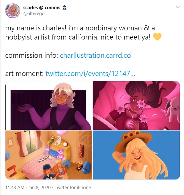 documenting art progress this year through my old pinned art tweets... 