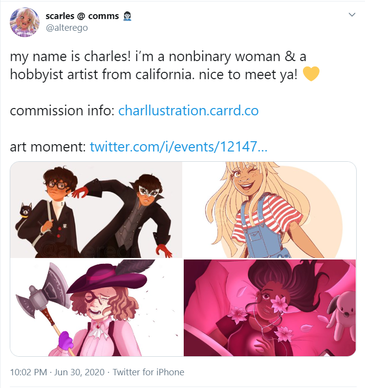 documenting art progress this year through my old pinned art tweets... 