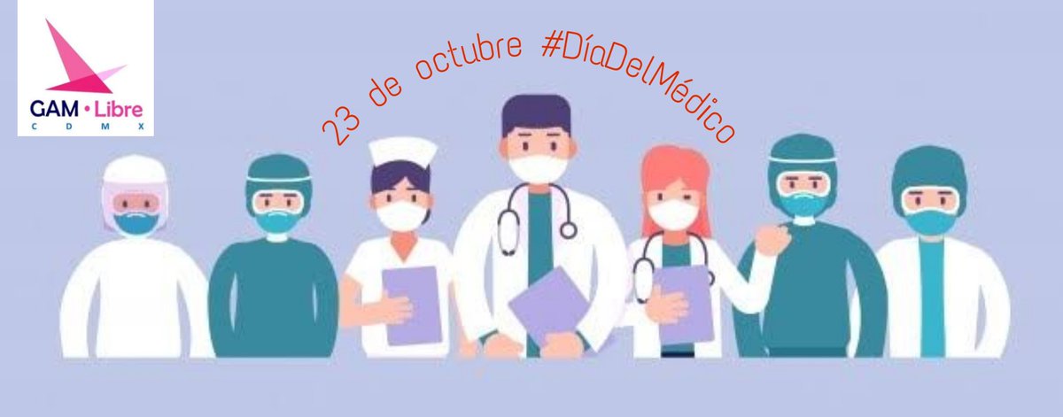 GamMexicoLibre's tweet photo. Nuestro mayor reconocimiento y agradecimiento a todas las doctoras y doctores que con vocación y sacrificio se arriesgan  día a día para cuidar la salud de todos
 #DíaDelMédico
@FelipeCalderon @Mzavalagc https://t.co/6DASJe7Aqq