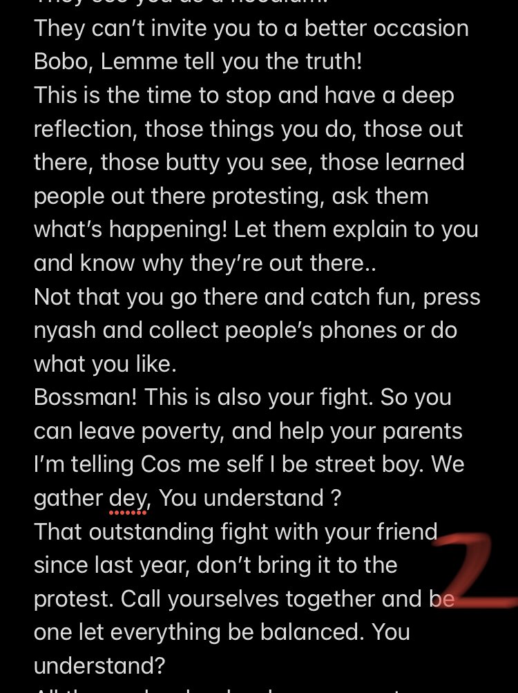 Mz_cecee's tweet photo. Can someone make a video conveying same message in Hausa and Igbo?
Find the English translation below 👇🏽 @Moyosoreoluwae @fkabudu @falzthebahdguy @BankyWellington @MayorKingz @uncensoredIII @DrOlufunmilayo   @mrmacaronnii__ @mrmacaroni Please retweet and share on all platforms https://t.co/iEptzxYWUr