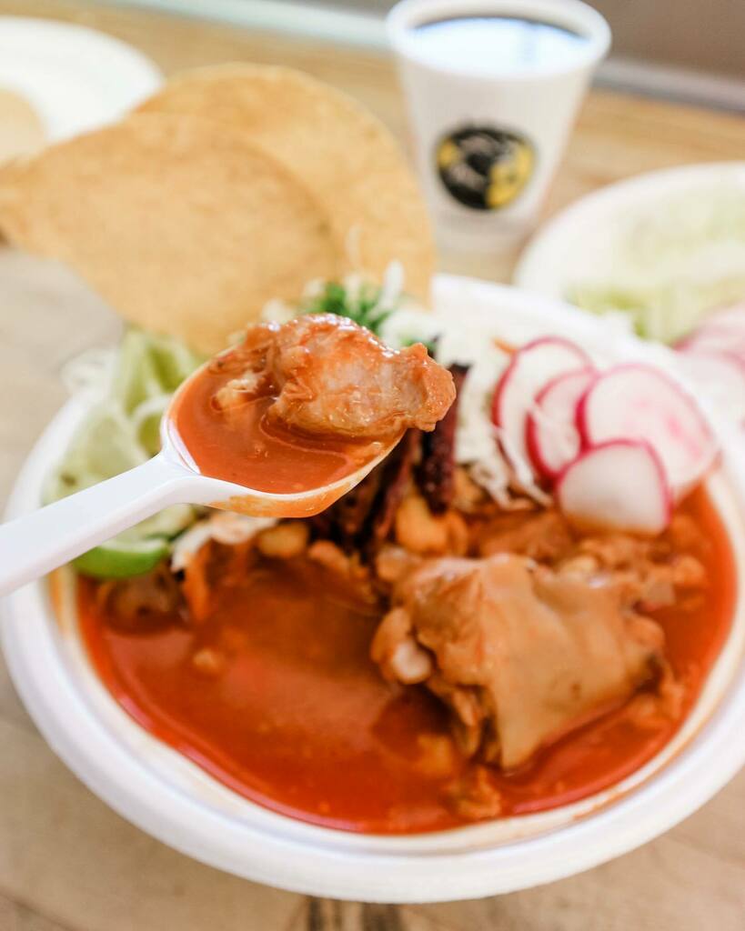 Pozole weather 😌🍲 Come try our delicious Pozole Verde with Chicken, or Pozole Rojo now available- everyday! 🙌🏼 

#elgallogiro #pozole #fallvibes instagr.am/p/CGsdPk6Bp2H/