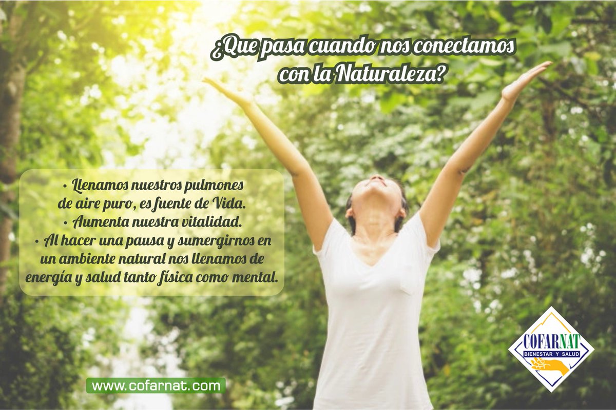 LabCofarnat's tweet image. Ama la Naturaleza y conéctate con ella

#MedicinaNatural #Cofarnat #BienestarySalud
