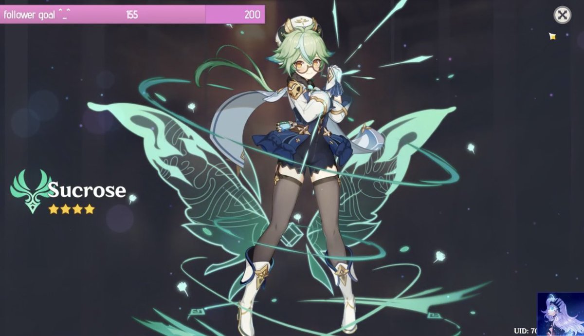 uwuprincessu's tweet photo. i’m so bad at being active lol but look what i got on genshin today, first time doing wishes👁👄👁 https://t.co/nh9CHqZ5XS