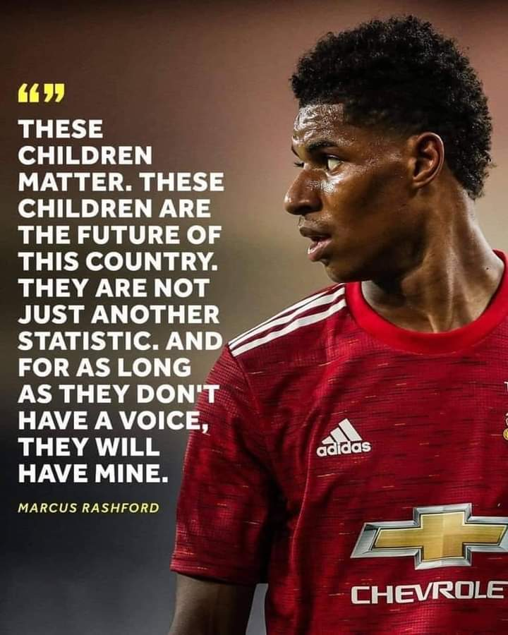 LeeCowen4Labour's tweet photo. What an inspirational young man you are @MarcusRashford https://t.co/vLZVFTlvCw