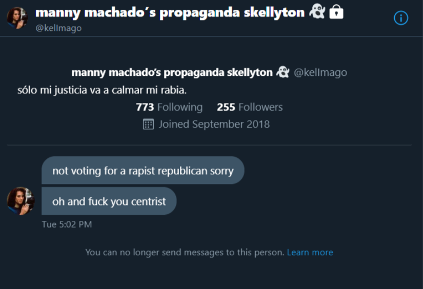Saying that & then blocking me so I can't respond.
I'm a 'centrist'
oh boy, great political commentary. I can't wait to hear their political theory in a TedTalk. Nothing about me is centrist... even my spine leans left. π€‘ https://t.co/HzUGMu3xqc