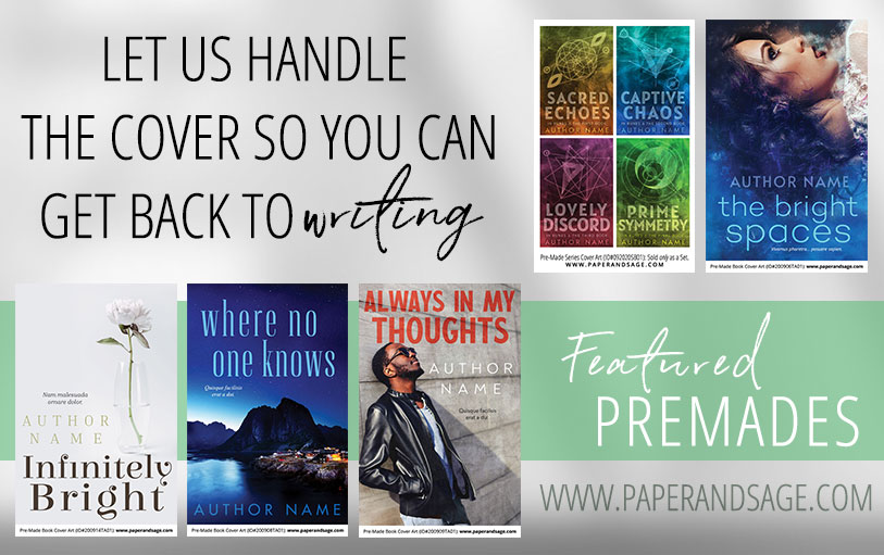 paperandsage's tweet photo. PreMades from P&amp;S Book Cover Design. Over 500+ premade cover designs to choose from. 📚
We'll update the design with your title and pen name. Unique book covers, both for single novels, or series. Available in ebook, or as ebook+print bundles. https://t.co/NjNdXnPebb https://t.co/30y1AglmZO