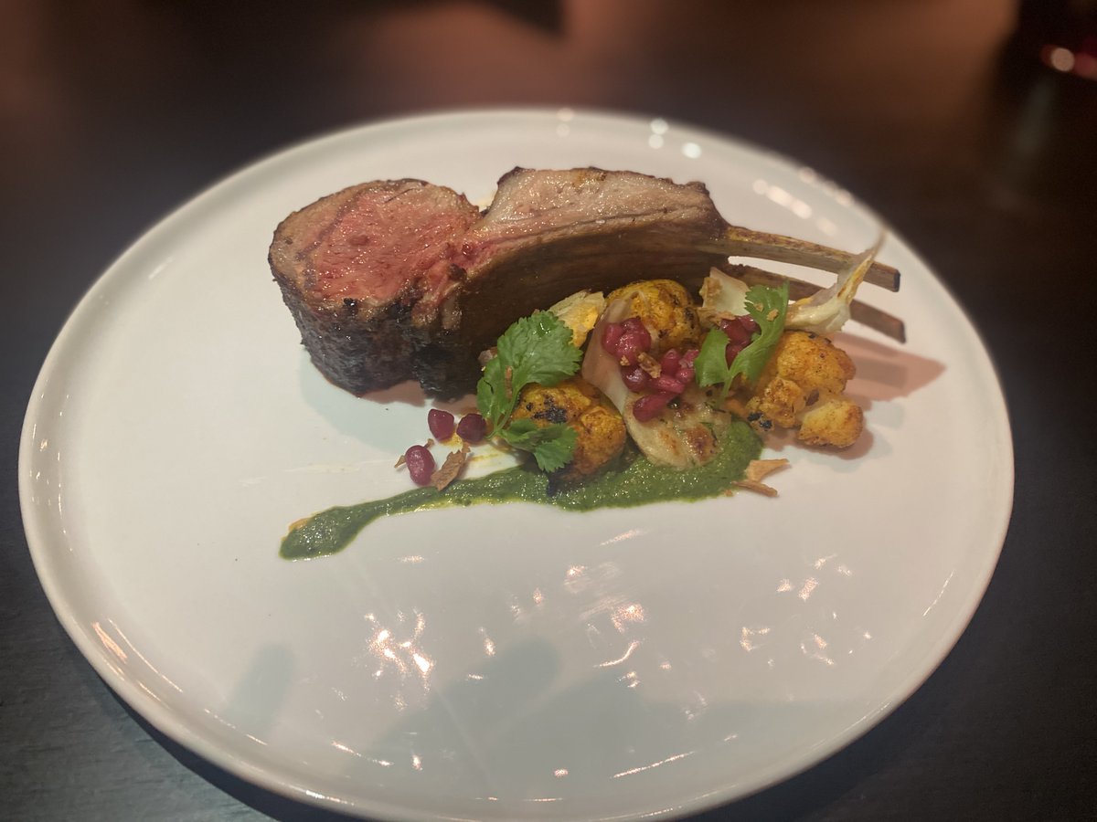 Canada's Great Kitchen Party (@gkitchenparty) on Twitter photo CALGARY: <a href="/roy_ohhhhhh/">Chef Roy Oh</a> of <a href="/royskitchenyyc/">royskitchenyyc</a>’s dish ft. Chili Curry Spiced Lamb Chops w/ cauliflower chaat, green chutney, cilantro rice & naan bread
🍷@joiefarm 2017 Gamay Noir
“The Winner’s Circle” brought to you by <a href="/SyscoCanada/">Sysco Canada</a> CALGARY: <a href="/roy_ohhhhhh/">Chef Roy Oh</a> of <a href="/royskitchenyyc/">royskitchenyyc</a>’s dish ft. Chili Curry Spiced Lamb Chops w/ cauliflower chaat, green chutney, cilantro rice & naan bread
🍷@joiefarm 2017 Gamay Noir
“The Winner’s Circle” brought to you by <a href="/SyscoCanada/">Sysco Canada</a>