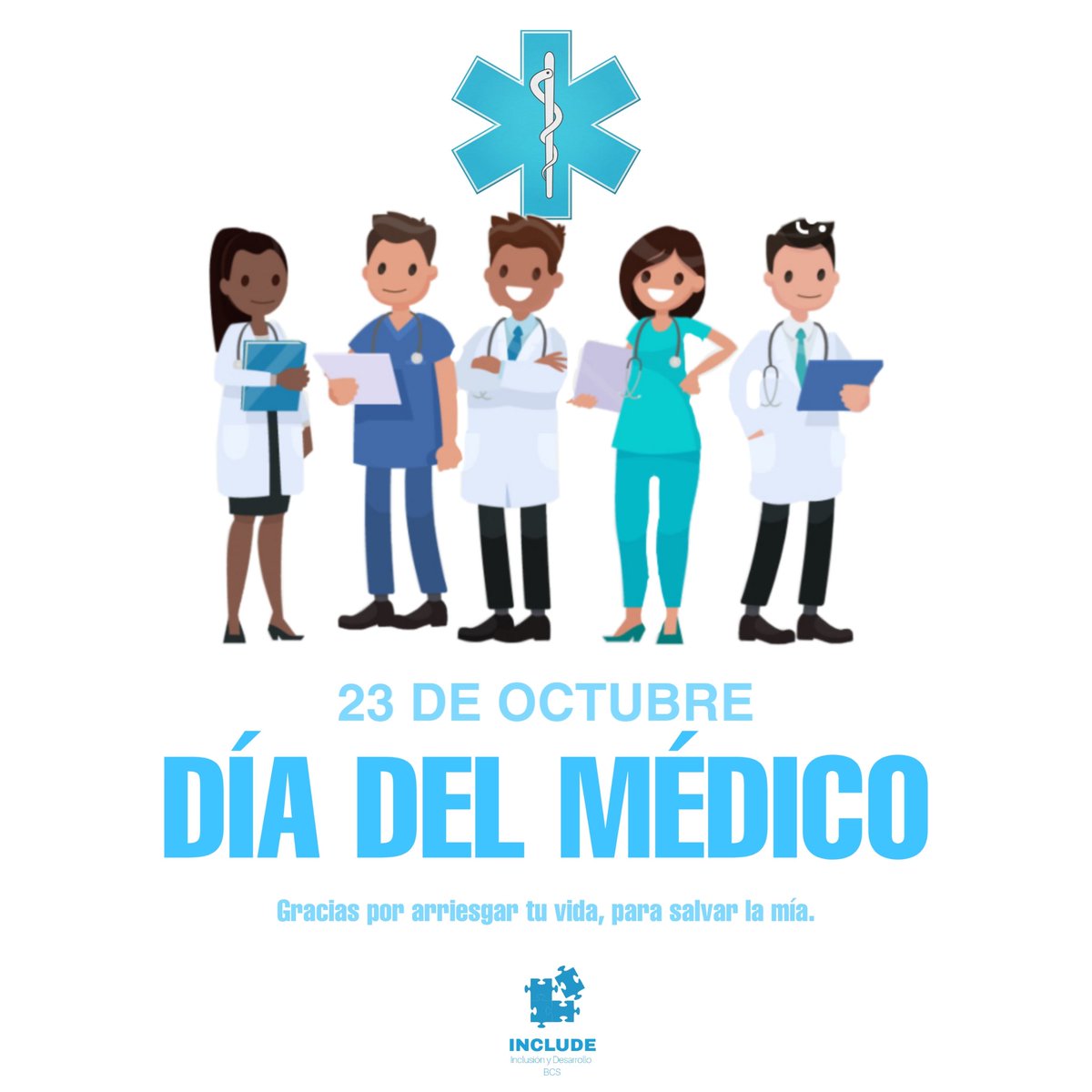 includebcs's tweet photo. #DíaDelMédico https://t.co/wKnZnPJyYO