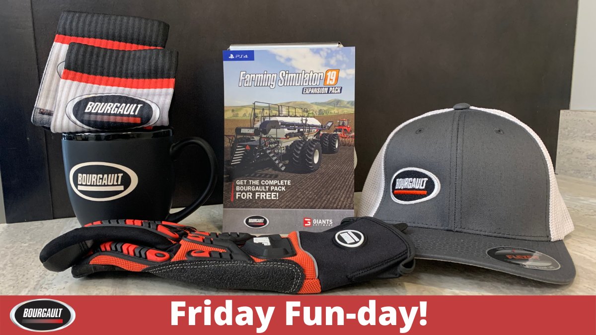 BourgaultAg's tweet image. It&apos;s Friday and we are celebrating by giving away some gifts.  To win the Farming Simulator 19 Expansion Pack and some other promo items, LIKE and RETWEET this post!  3 winners will be randomly chosen on Tuesday, October 27th!
@BourgaultAg 
#FridayFunday