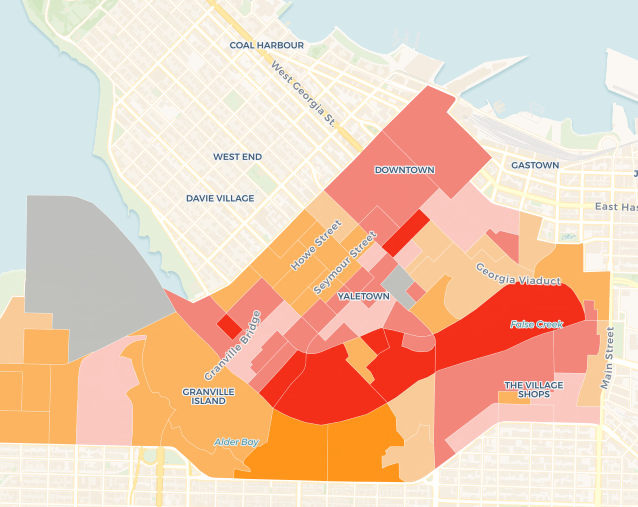 The  @bcliberals are hoping to hold onto Vancouver False-Creek. Their strongest support is in the False Creek area.  #bcvotes  https://taracarman.carto.com/builder/677e621f-4ada-4720-9434-cc2298fb6f89/embed