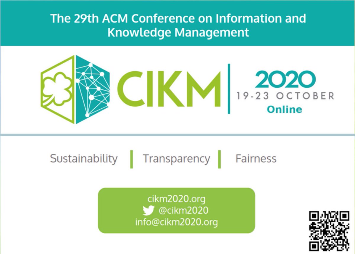 CIKM2020 tweet media