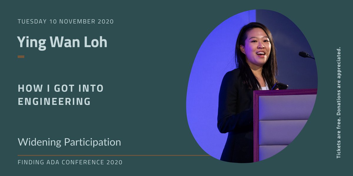 FindingAda's tweet photo. Meet our speakers! @the_ywl is an award winning engineer, who will be sharing her career into engineering. See her and our other fantastic speakers on Tues 10 Nov at our free conference - sign up now!
https://t.co/Jy8DBdDpkl https://t.co/fxgUng2obA
