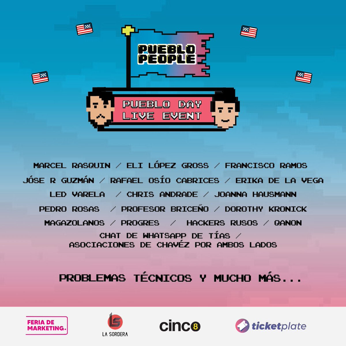 pueblo_people's tweet photo. 🚨 Anuncio Importante 🚨

#PUEBLODAY for the People

Como dijimos en el último episodio, el 3 de noviembre vamos a hacer un evento en vivo para cubrir las elecciones.

It will be huge!

Aquí les dejamos el flyer. Lean el hilo para contarles de qué se trata y cómo lo pueden ver 🧵 https://t.co/4ow4ptChf5
