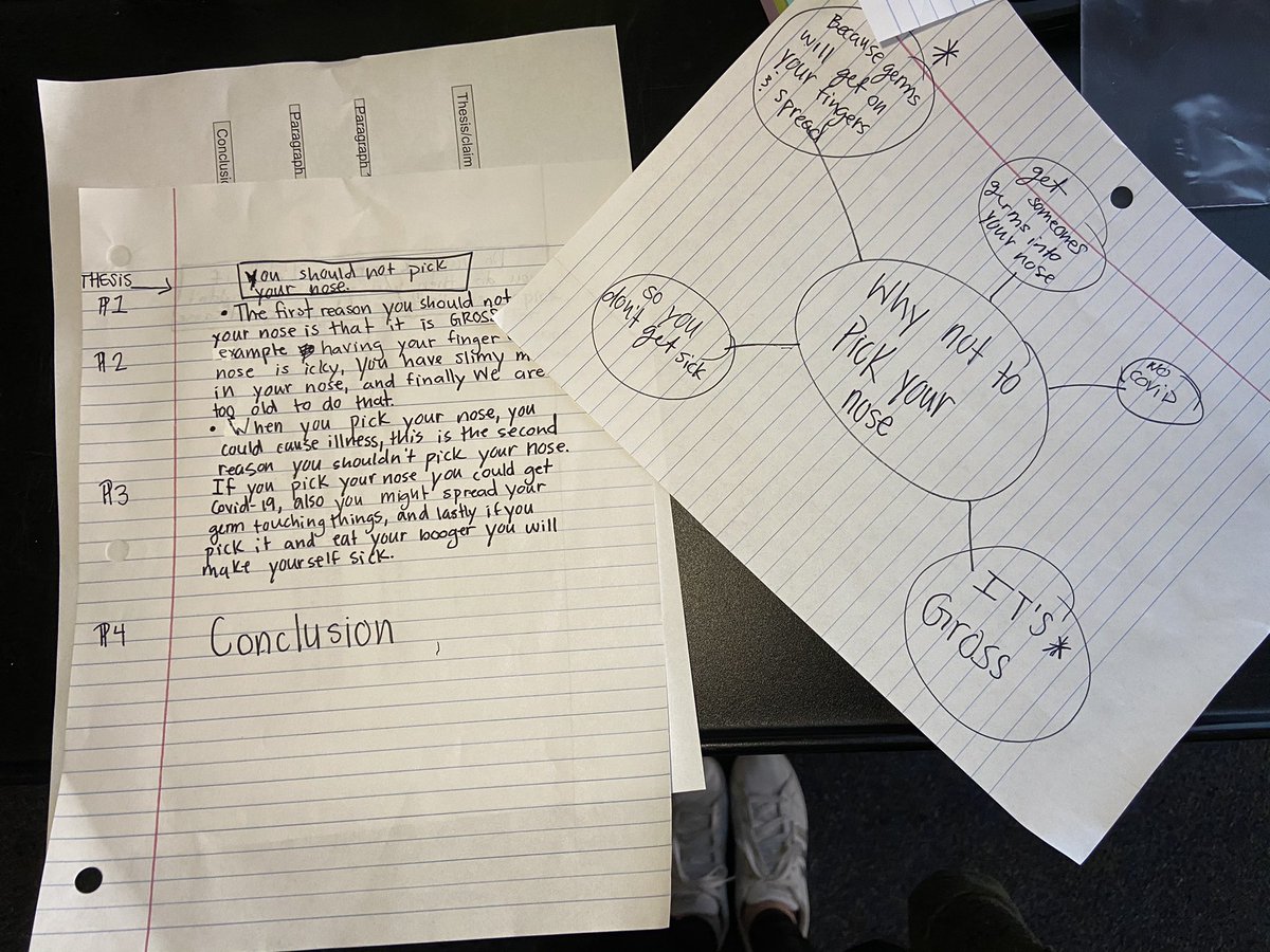 alijuell's tweet photo. Learning about writing our opinions and how to pick 👃🏼 good reasons @NorthwestELA @kellipalmerNISD @RoanokeRangers https://t.co/XoOeWub5GX