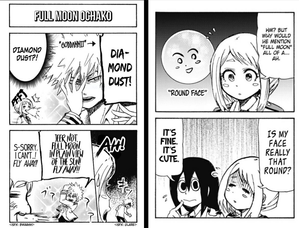 So I mentioned in a previous thread that Bakugo compared Uraraka to the moon