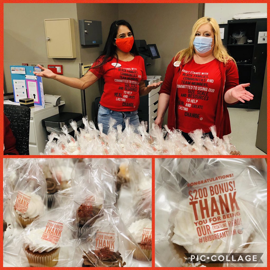 SO excited to share and celebrate the news of $200 Bonus for all Hourly TMs! 🎯❤️#worksomewhereyoulove #1819DreamTeam <a href="/TopalBrittany/">Brittany Topal</a> <a href="/KimberlyWehrly/">Kimberly</a> <a href="/ginajoosten/">Gina Joosten</a> <a href="/LDJones817/">Lindsey Jones</a>