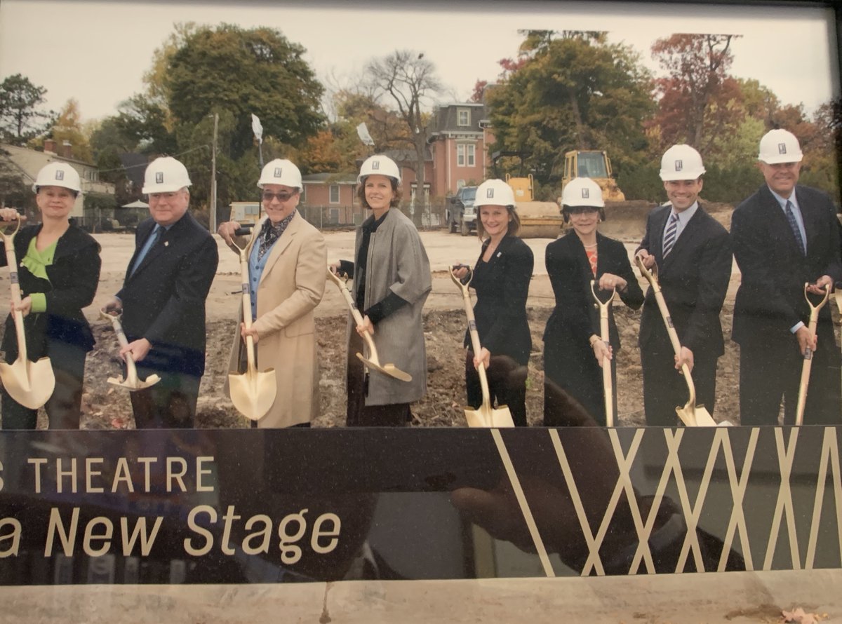 PhilKiraly's tweet photo. What's my fave #WTtoMe memory? Seeing the dreams of so many realized when we took those first ceremonial shovelfuls of soil! @WritersTheatre...@VGlencoe❤️'s you! #ChicagoActsTogether https://t.co/sVzQQnxqiS