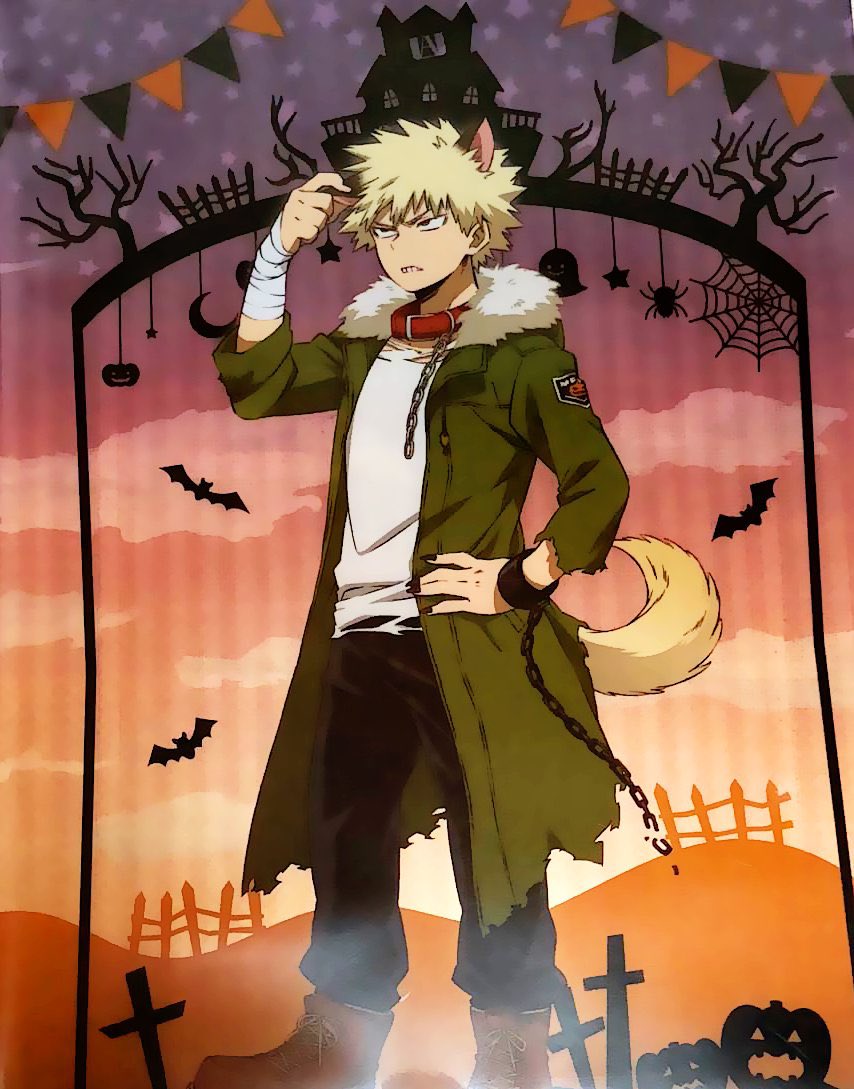 I’m guessing that for this Halloween special, he’s a werewolf