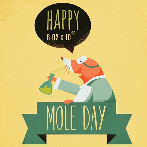 SrjcStem's tweet photo. Happy Mole Day! #Chemistry #Avogadro https://t.co/7TiUMaAcdD